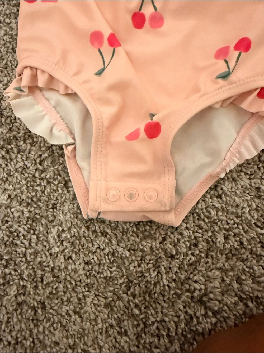 Carter's Peach Pink Cherry Rash Guard